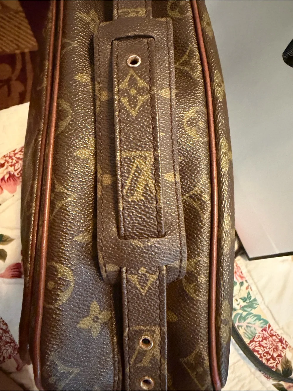 Louis Vuitton Brown Monogram Canvas Double-Zip Messenger Bag
